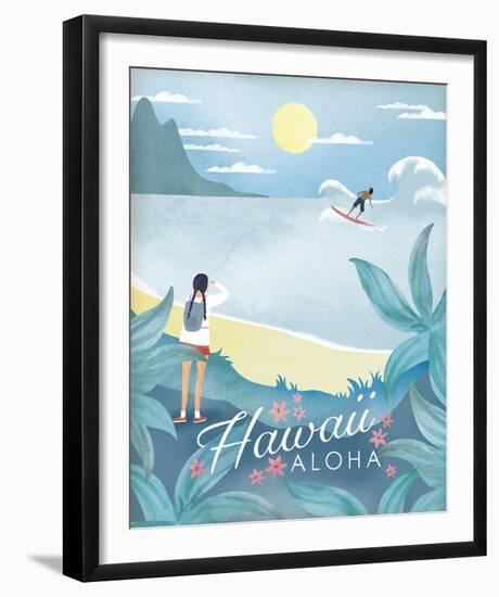 Aloha From Hawaii-Clara Wells-Framed Giclee Print