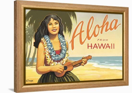 Aloha from Hawaii-Kerne Erickson-Framed Stretched Canvas