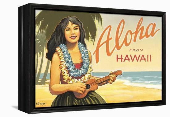 Aloha from Hawaii-Kerne Erickson-Framed Stretched Canvas