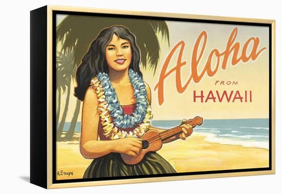 Aloha from Hawaii-Kerne Erickson-Framed Stretched Canvas