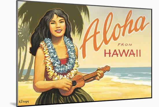 Aloha from Hawaii-Kerne Erickson-Mounted Art Print