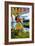 Aloha - Hawaii Hula Girl on Coast-Lantern Press-Framed Art Print