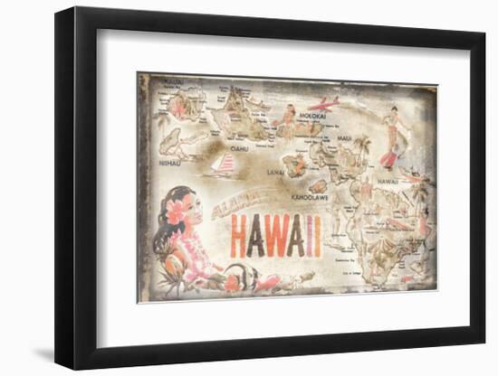 Aloha Hawaii-null-Framed Giclee Print