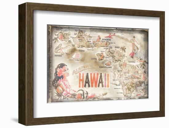 Aloha Hawaii-null-Framed Giclee Print