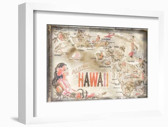 Aloha Hawaii-null-Framed Giclee Print