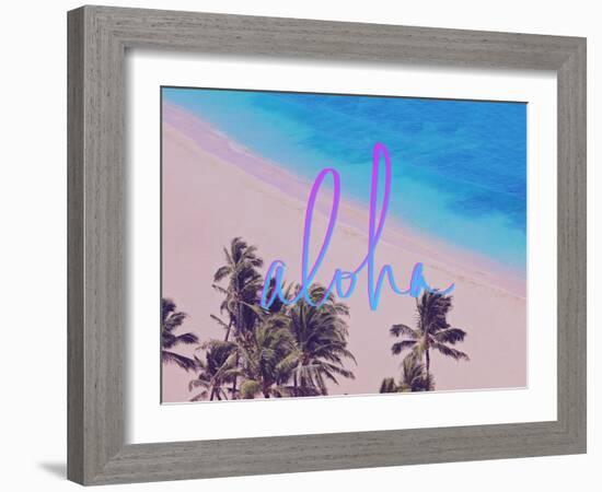 Aloha Hawaii-Leah Flores-Framed Giclee Print