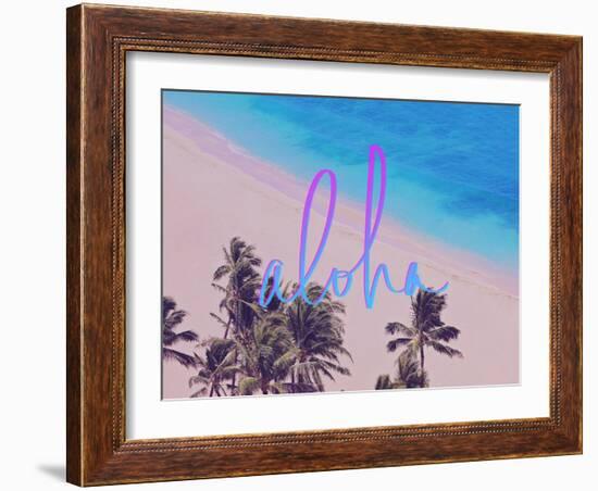 Aloha Hawaii-Leah Flores-Framed Giclee Print