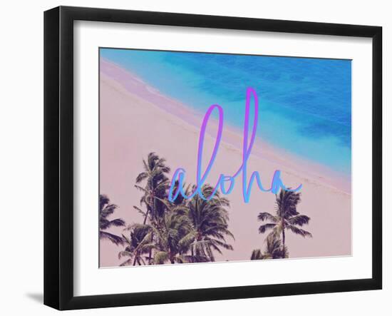 Aloha Hawaii-Leah Flores-Framed Giclee Print