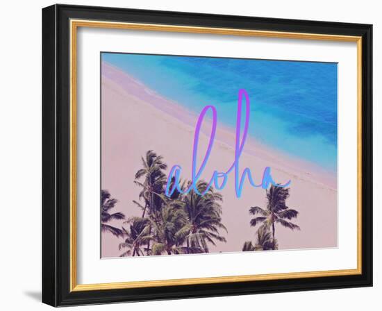 Aloha Hawaii-Leah Flores-Framed Giclee Print