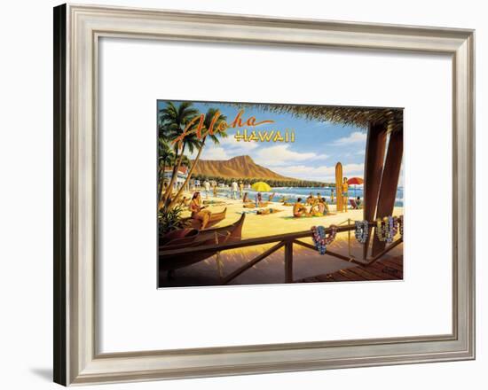 Aloha Hawaii-Kerne Erickson-Framed Art Print