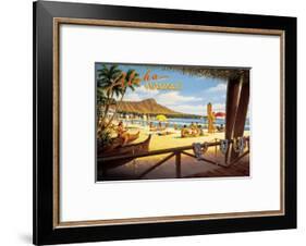 Aloha Hawaii-Kerne Erickson-Framed Art Print