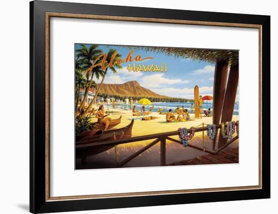 Aloha Hawaii-Kerne Erickson-Framed Art Print