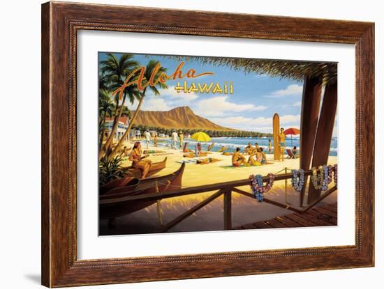 Aloha Hawaii-Kerne Erickson-Framed Art Print