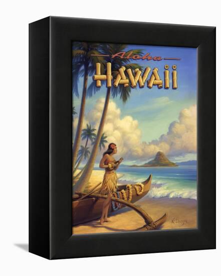 Aloha Hawaii-Kerne Erickson-Framed Stretched Canvas