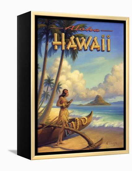 Aloha Hawaii-Kerne Erickson-Framed Stretched Canvas