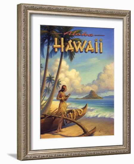 Aloha Hawaii-Kerne Erickson-Framed Art Print