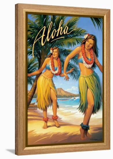 Aloha, Hawaii-Kerne Erickson-Framed Stretched Canvas