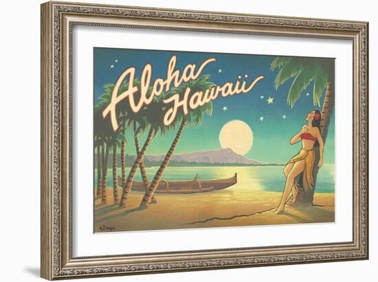 Aloha Hawaii-Kerne Erickson-Framed Art Print