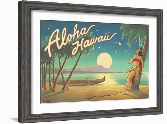 Aloha Hawaii-Kerne Erickson-Framed Art Print