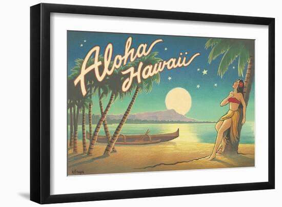 Aloha Hawaii-Kerne Erickson-Framed Art Print