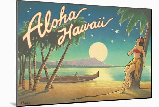 Aloha Hawaii-Kerne Erickson-Mounted Art Print