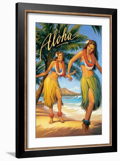 Aloha, Hawaii-Kerne Erickson-Framed Art Print