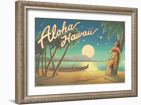 Aloha Hawaii-Kerne Erickson-Framed Art Print
