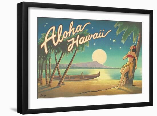 Aloha Hawaii-Kerne Erickson-Framed Art Print