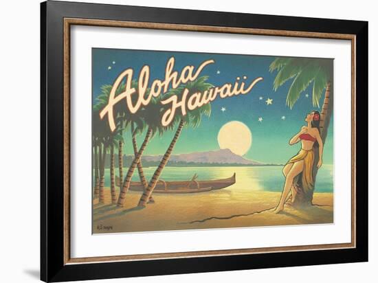 Aloha Hawaii-Kerne Erickson-Framed Art Print