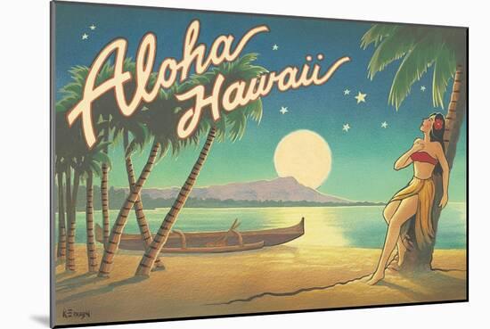 Aloha Hawaii-Kerne Erickson-Mounted Art Print