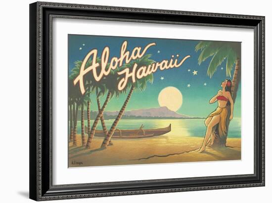 Aloha Hawaii-Kerne Erickson-Framed Art Print