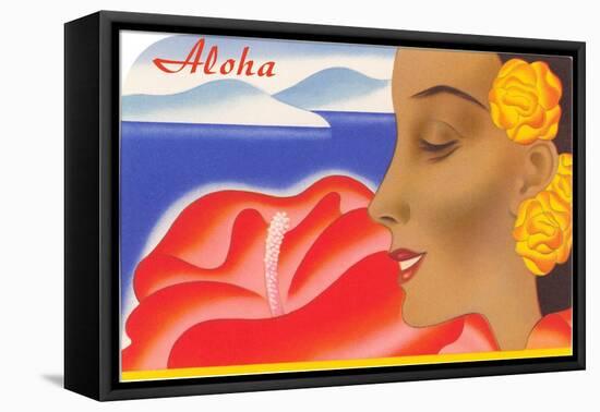 Aloha, Island Maiden-null-Framed Stretched Canvas