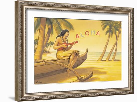 Aloha Serenade-Kerne Erickson-Framed Art Print