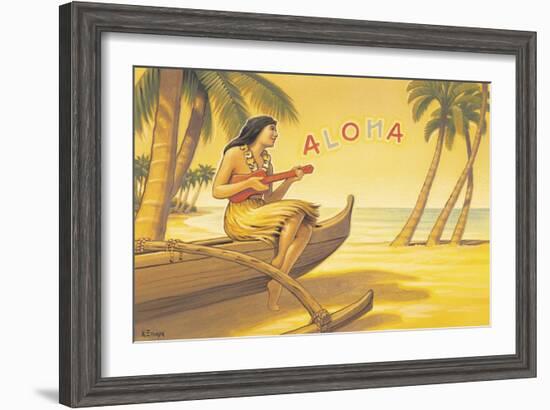 Aloha Serenade-Kerne Erickson-Framed Art Print