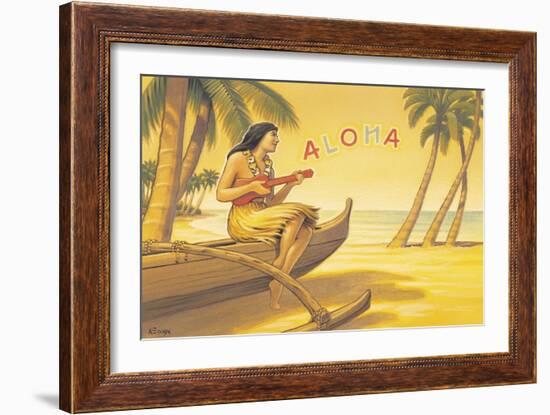 Aloha Serenade-Kerne Erickson-Framed Art Print