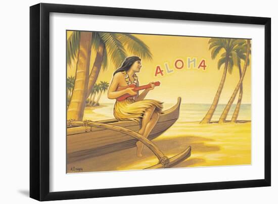 Aloha Serenade-Kerne Erickson-Framed Art Print