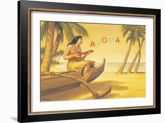 Aloha Serenade-Kerne Erickson-Framed Art Print