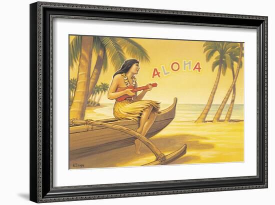 Aloha Serenade-Kerne Erickson-Framed Art Print