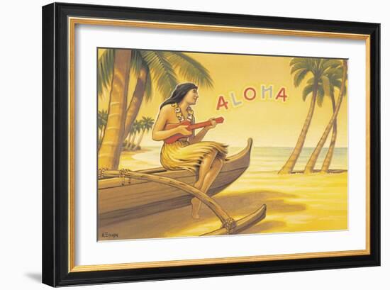 Aloha Serenade-Kerne Erickson-Framed Art Print