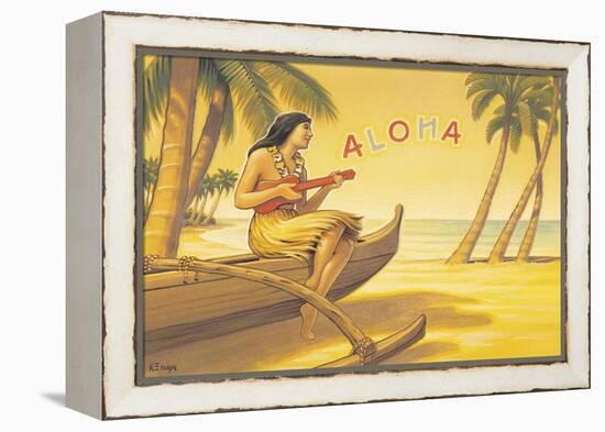 Aloha Serenade-Kerne Erickson-Framed Stretched Canvas
