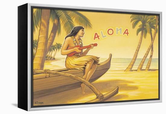 Aloha Serenade-Kerne Erickson-Framed Stretched Canvas