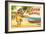 Aloha Waikiki-Kerne Erickson-Framed Art Print