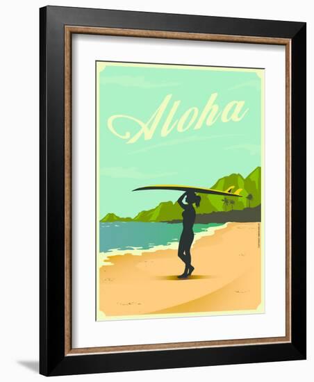 Aloha-Diego Patino-Framed Art Print