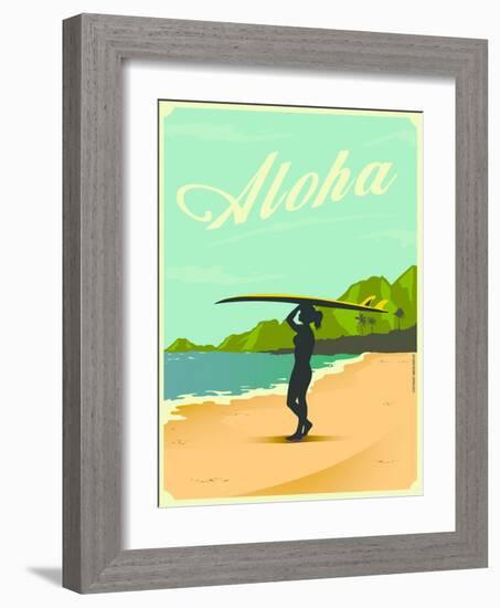 Aloha-Diego Patino-Framed Art Print