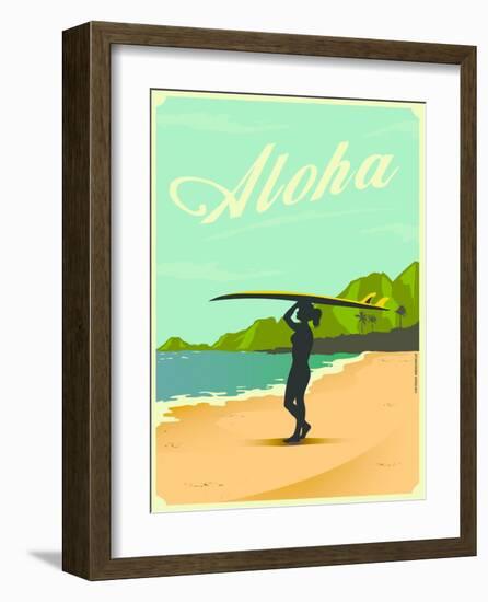 Aloha-Diego Patino-Framed Art Print