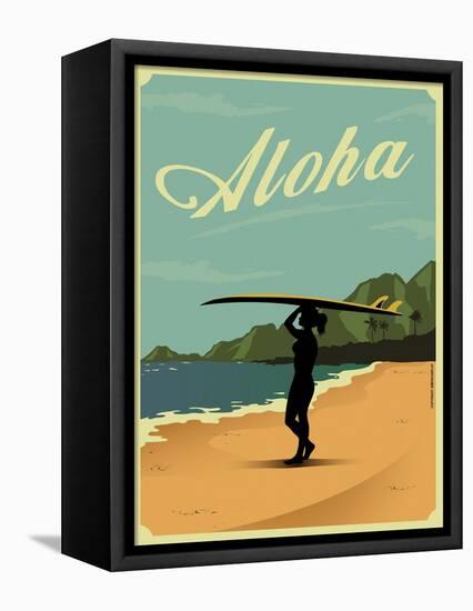 Aloha-American Flat-Framed Premier Image Canvas