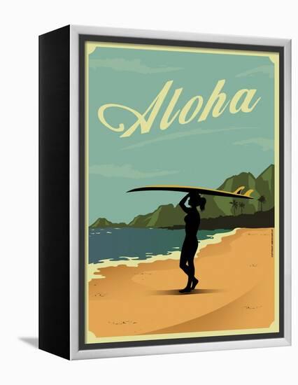 Aloha-American Flat-Framed Premier Image Canvas