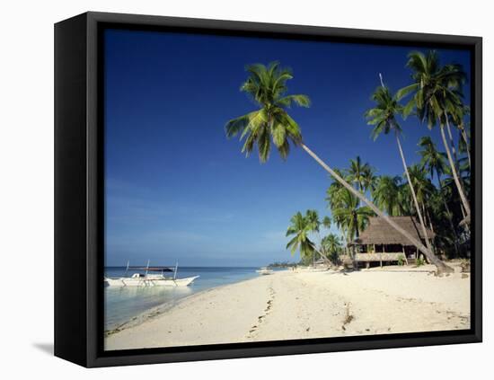 Alona Beach on the Island of Panglao Off the Coast of Bohol, in the Philippines, Southeast Asia-Robert Francis-Framed Premier Image Canvas