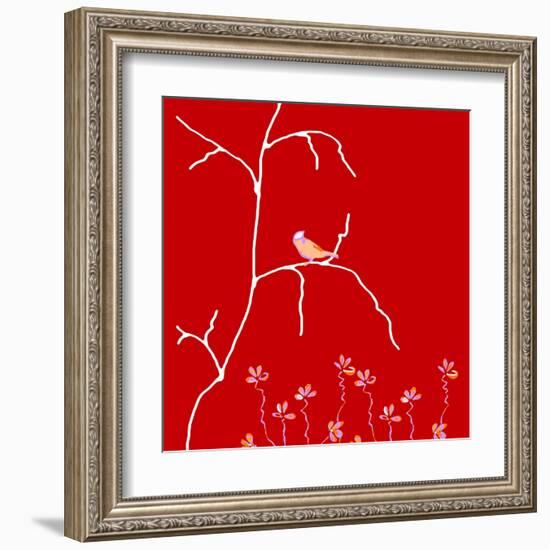 Alone But Never Lonely-Ruth Palmer-Framed Art Print