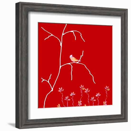 Alone But Never Lonely-Ruth Palmer-Framed Art Print